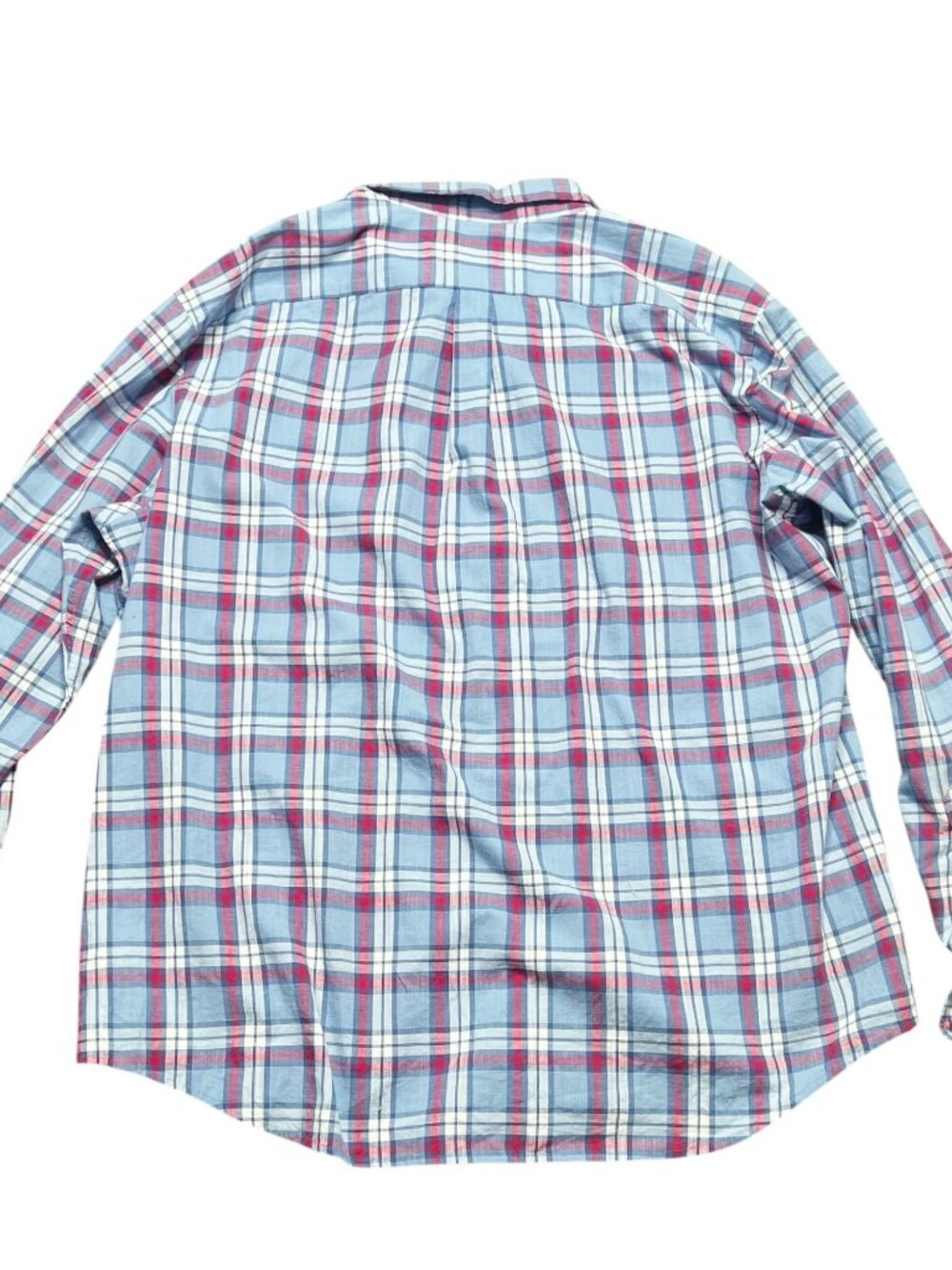 Vineyard Vines Shirt Mens Size XXL Red White Blue Plaid Whale Shirt Button Front - Picture 4 of 4